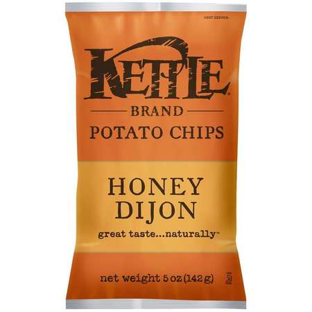 KETTLE FOODS Kettle Potato Chip Honey Dijon 5 oz., PK15 424711